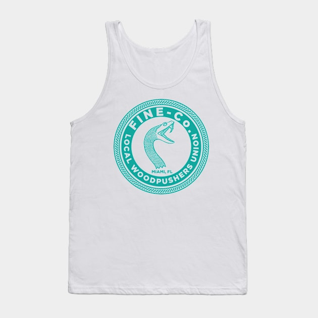 Fine-Co Local Woodpushers Union (Lt.) Tank Top by Fine-co